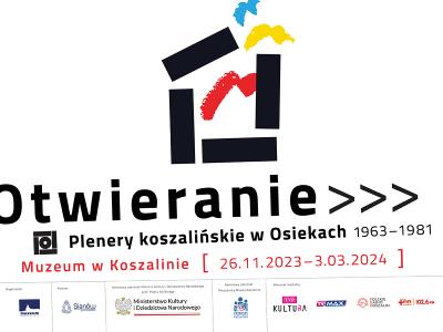 Wystawa Otwieranie. Plenery koszalińskie w Osiekach 1963-81